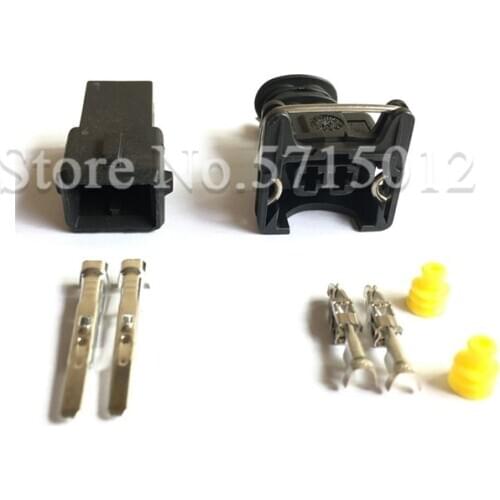 2 Hole 282762-7 EV1 Auto Fuel Injector Plug Car Waterproof Electrical Wire Connector Automobile Socket