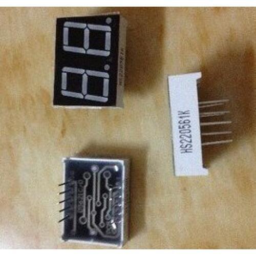 20PCS 0.56inches 7 Segment 2 Digital LED Display Super Red Common Cathode