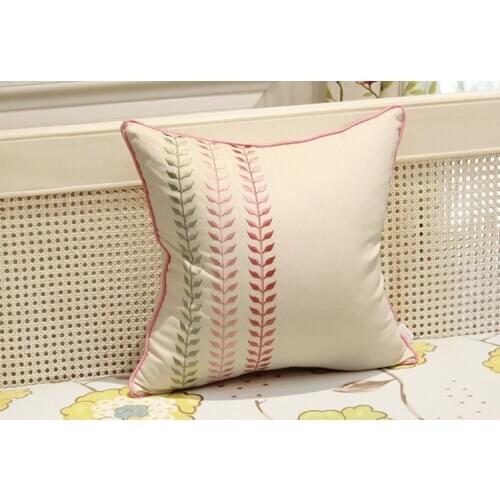 4pcs/lot 2019 New arrival fashion jacquard cushion cover 45cm linen cotton simple cushion cover