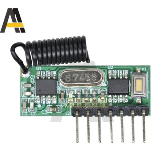 433mhz RX480E-4 Wireless Wide Voltage Decoding Receiver 4 Channel Output Module for 433 Mhz Remote Controls