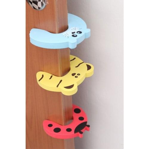Cartoon Animal Doorstop 3Pcs/Set Cute Home Improvement Lock Jammers Baby Safety Kid Finger Protector Pinch Guard Door Stopper