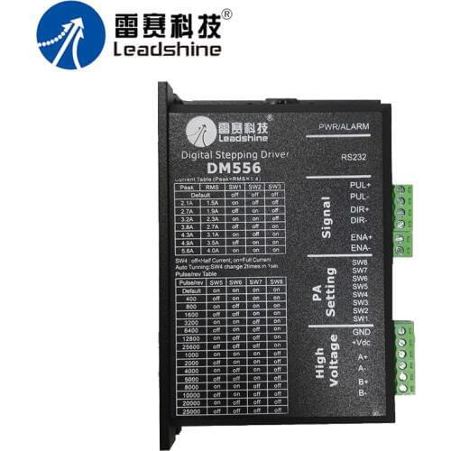 Leadshine DM556 2 phase driver for 57MM 86MM stepper motor 36-60 VDC 2.1A to 5.6A