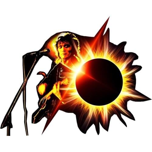 Creativity Car Stickers Victor Tsoy Movie Rock Singer Colorful and Decals Styling Sunscreen Waterproof PVC,15cmx12cm