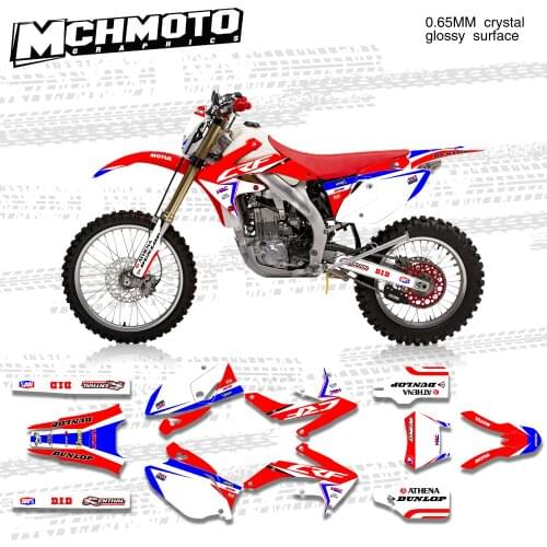 MCHMFG Graphics Kit for Honda 05-07 08-18 CRF450X 2005 2006 2007 2008 2018 Motocross Decals