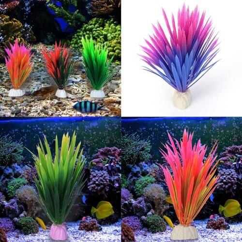 Simulation Artificial Plants Aquarium Decor Water Weeds Ornament Plant Fish Tank Aquarium Grass Glowing Aquarium Decoration
