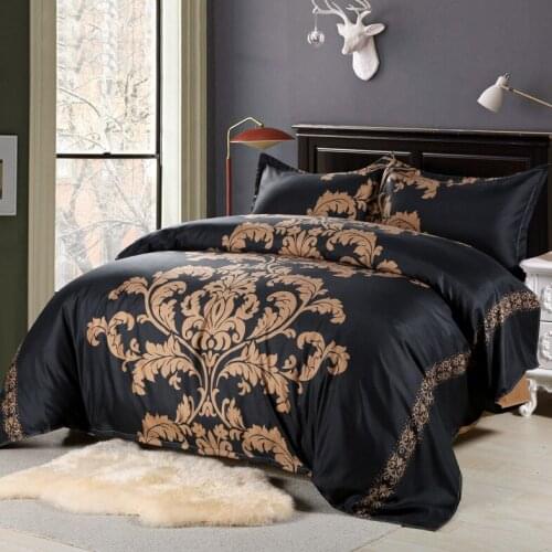 Buddha flower ethinic golden duvet cover set Us full/queen UK king size