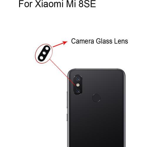Original New For Xiaomi Mi 8 SE se Rear Back Camera Glass Lens For Xiaomi Mi 8SE Repair Spare Parts XiaomiMi8SE Replacement