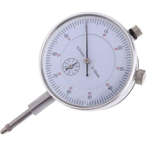 Useful Dial Indicator Gauge 0-10mm Meter Precise 0.01 Resolution Concentricity Test