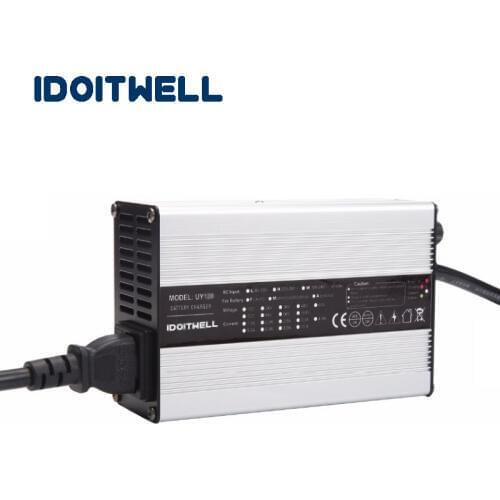 Professional custom 36V 4A automatic battery charger lead acid SLA AGM GEL or lifepo4 or lithium li-ion 36V battery pack charger