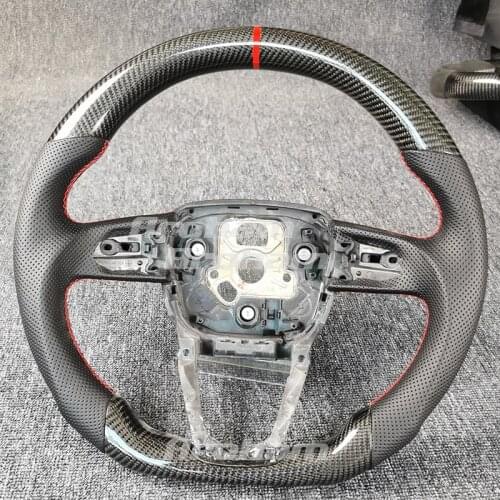 Customize Good Quality Carbon Fiber Steering Wheel For Audi A4 (B9) Avant Allroad Q3 Q5 SQ5 Q7 SQ7 Q8 SQ8