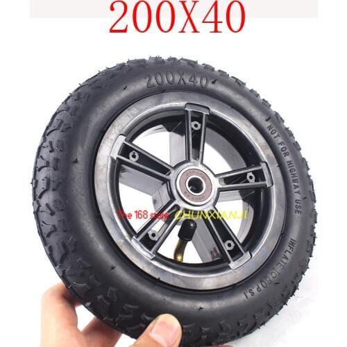 200X40 folding bicycle tyre rubber tyre scooter car motorcycle accessories babys car 8 inch 200*40wheel rim with inner tube