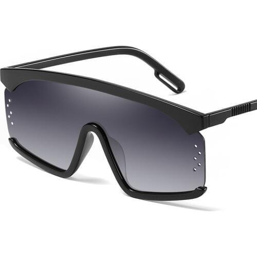 New Oversized Square Sunglasses Women Brand Designer Punk Big Frame Glasses Men Cool Goggles colorful Eyewear Travel Gafas