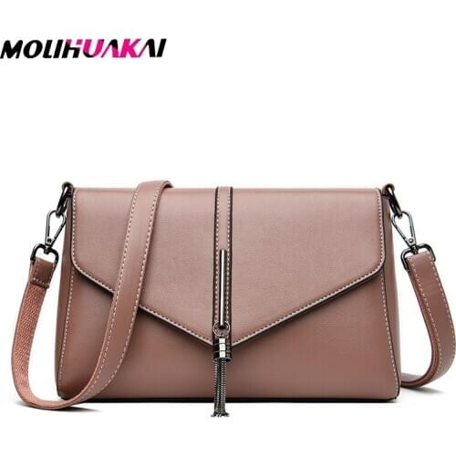 Women Messenger Crossbody Bags For Women Soft Leather Bags Handbags Women Famous Brands Ladies Shoulder Bag Bolsa Feminina sac