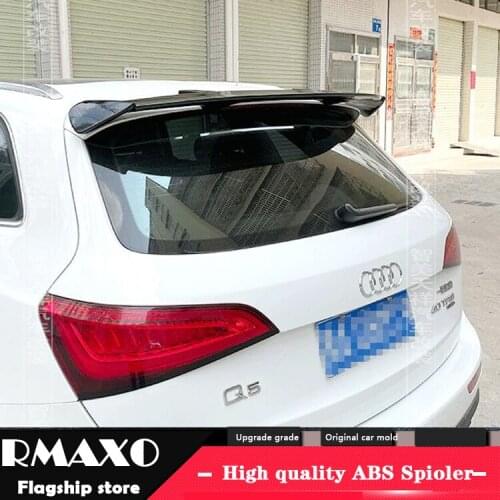 For Audi Q5 hatchback Universal TF Spoiler 2006-2018 AUDI Q3 Spoiler ABS plastic Material Car Rear Wing Color Rear Spoiler