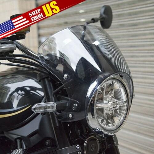 2018 2019 2020 Z900RS Windscreen Motorcycle Windshield Wind Deflector with Mounting Bracket For Kawasaki Z 900RS Accessories US