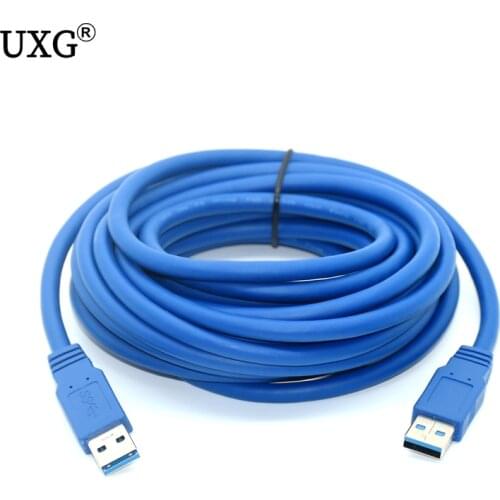 High Speed USB 3.0 A type Male To Male M/M USB3.0 Extension Cable 0.3m 3m 5m 1ft 2ft 3ft 5ft 6ft 10ft 30cm 60cm 100cm 150cm