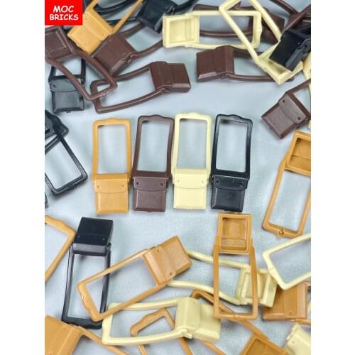 10pcs/lot MOC Bricks Utensil Bag Messenger Pouch fit with 61976 Educational Building Blocks Action figure DIY Toys kids gifts