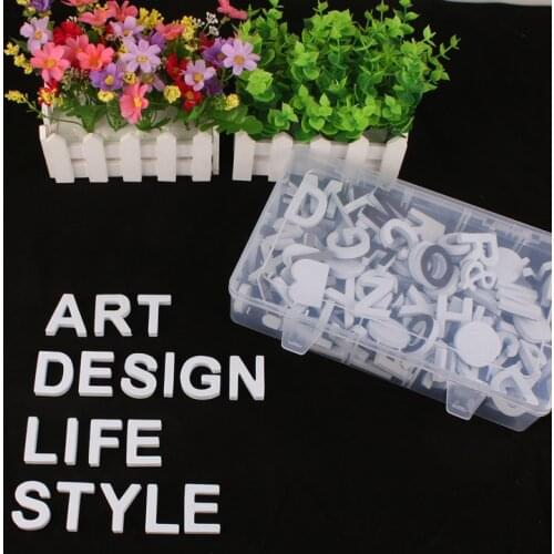 124 Pcs Fridge sticker letter creative children use wall decoration Nordic style iron stickers young children early education