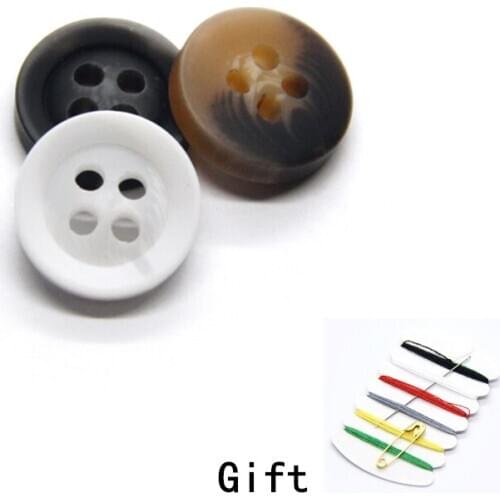 9/10/11mm Fashion Resin Sewing Shirt Buttons For Clothing Summer Coat Shirt Decorations Handmade DIY Accessories Wholesale