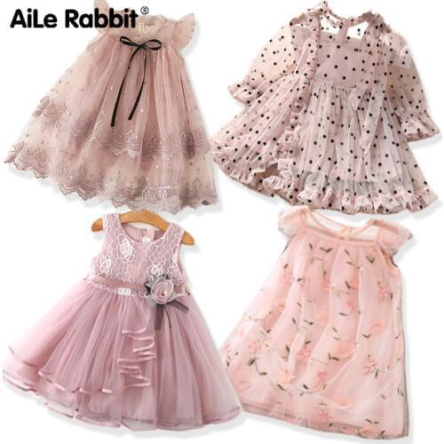 AiLe Rabbit Casual Dresses For Babies