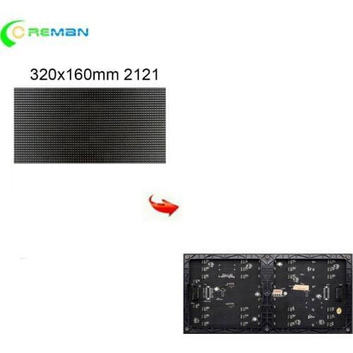 Ali express 320X160mm 2121 P5 Indoor Full Color advertising rental SMD 5mm LED Display Screen module