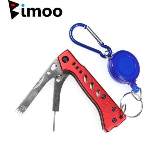 Bimoo Squid Fishing Multi-tool Squid Jig Hook Correction tube & Squid Killer Spike Tool with Buckle Clip Line extractor