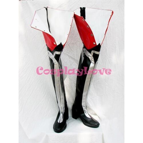 D.Gray-man Bondomu Jasdevi Allen Walker Cosplay Shoes Long Boots Hand Made Custom-made For Halloween Christmas CosplayLove