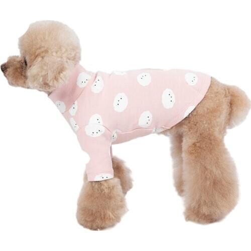 Cartoon Dog T-shirt Spring Autumn Winter Dog Clothes Cat Chihuahua Yorkshire Clothing Puppy Shirt Pajamas Small Dog Costume