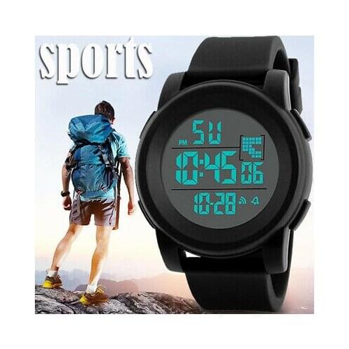 HONHX color SPORT watch clock hours date alarm bike light wu 99 S0428 sent from Italy