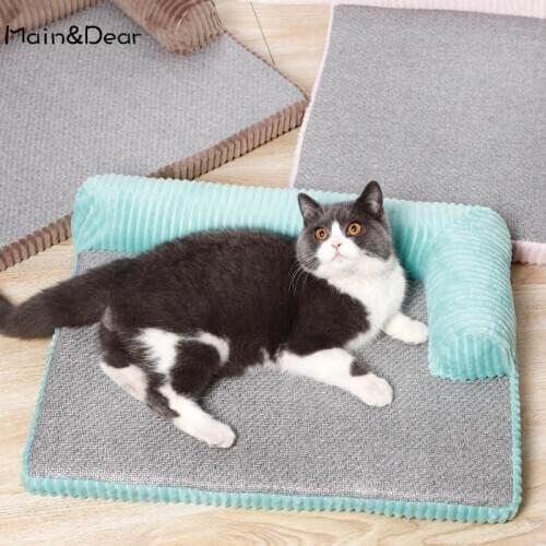 Summer Rattan Mat For Pets Detachable Washable Ice Without Cooling Pet Cooling Mat