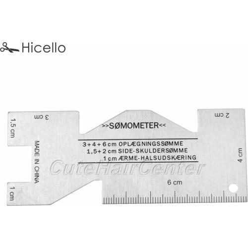 Gauge Quilting Ruler Sewing Machine Metal Flexible Portable Embroidery Needlework Crewel Sewing Accessories Craft Hicello