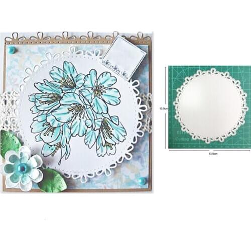 Craft dies metal cutting dies cut die mold lace circle frame Scrapbooking dies paper craft knife mould blade punch stencils dies