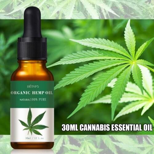 30ml Organic Oil Hemp Oil For Pain & Stress Relief Sleep Herbal Body Oil Essence Care Bio-active Hemp Help Shipping Drop Dr V5T5