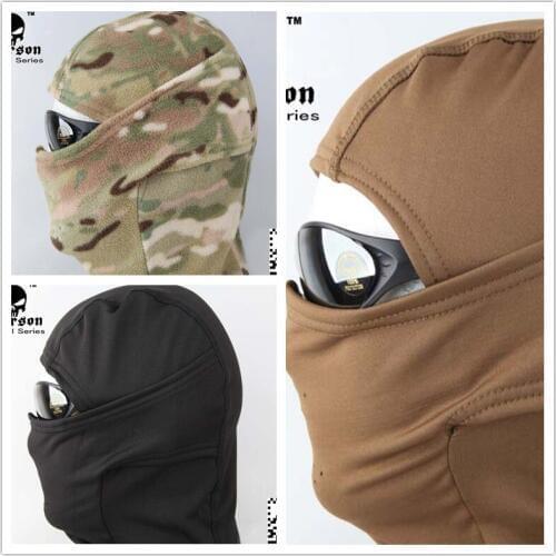EMERSON GEAR Fleece Warmer Hood airsoft painball CS military wargame face Hunting Caps EM6631 Multicam Skullies
