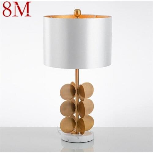 8M Contemporary Table Lamps For The Bedroom Art Marble Desk Light Home Decorative For Foyer Living Room Office