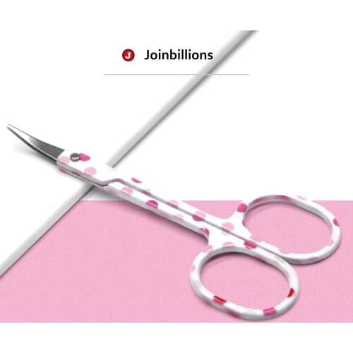 Carbon Steel Makeup Scissor with Lovely Print