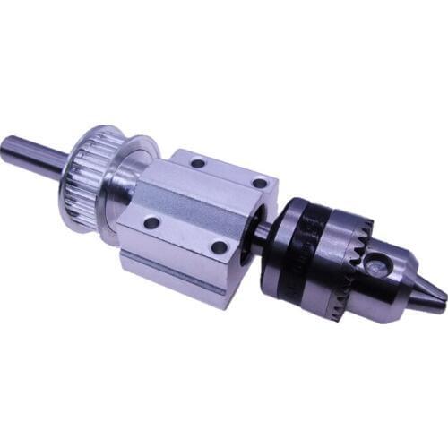 High Precision Unpowered Spindle Assembly Spindle Assembly Mini Hand Drill DIY Drill Shaft with B12 Drill Chuck