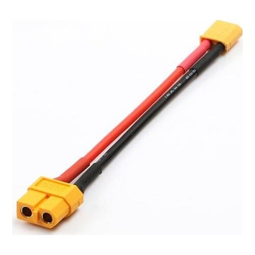 10cm XT60 Female Plug to XT30 Male Plug Adapter Connector Cable Wire for RC Drone FPV Racing Connect DIY Replacement Accessories