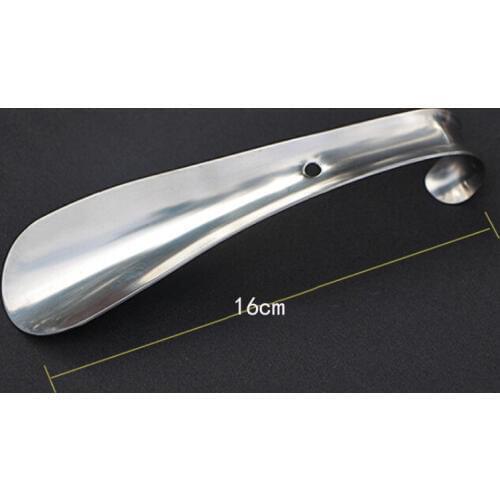 1PCS 16/30/45/52/58cm Professional Durable Handle Stainless Steel Silver Shoe Horn Lifter Long Shoespooner