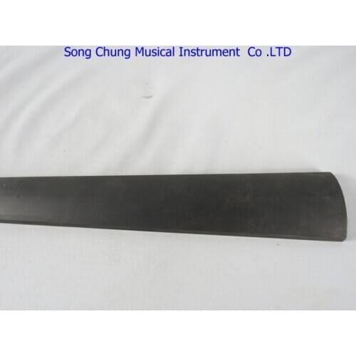 1pcs Strong undyed black indonesia ebony Double bass round fingerboard 3/4
