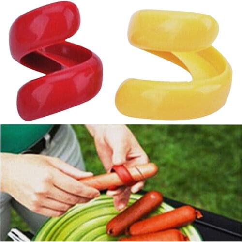 2Pcs/set manual fancy sausage cutter spiral barbecue hot dog cutter slicer cutting auxiliary gadgets cooking utensils