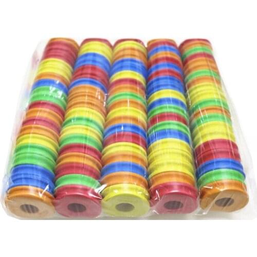 46mm Winding board fishing tackle eva Circle Shaft Foam Plate Coil Tie-line Fishing Tackle colorful product fishing supplier