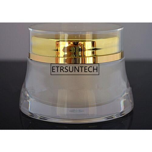 50g Luxury Mini Cream Bottle Jar cans Empty Cosmetic Containers Acrylic Jars F1744