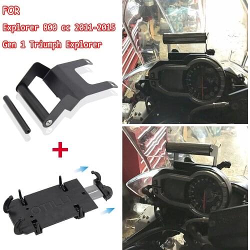 Motorcycle Accessories GPS Mount Phone Bracket Stand Holder FOR Triumph Explorer Gen 1 FOR Triumph Explorer 800cc 2011-2015