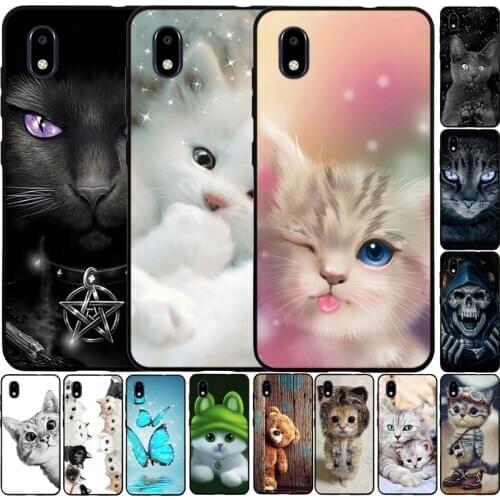 For ZTE Blade A3 2020 Case 5.45" Inch Soft Silicone Phone Back Cover for ZTE Blade A3 2020 Cover Bag Cat Protective Bumper Cases