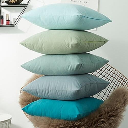 Decoration Cushion Cover 60x60 Home Sofa Pillowcase Nordic Soft Velvet Cushions Decor Living Room Bedroom Pillow Cases