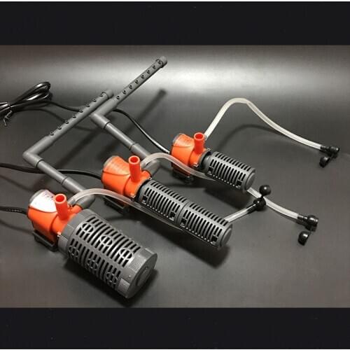 Small Submersible Pump to increase air oxygen, Internal aquarium filter sponge,Pump Filter Water Circulation Spray for Fish tank