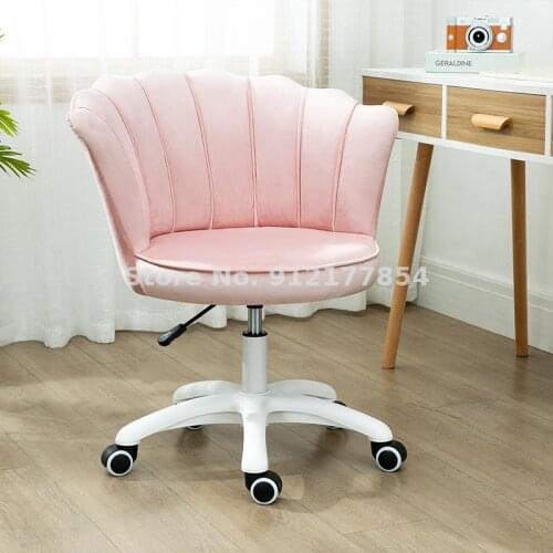 Computer chair backrest girl cute bedroom home study dormitory student comfortable lazy study makeup swivel chair