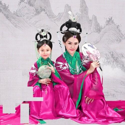 Legend of Chong Er Thematic Photography Costume Hanfu for Mum-Daughter Cos Hanfu for TV Play Jin Prince Chong Ers Preach