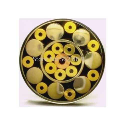 6mm Diameter DIY Knife Shank Mosaics Pin Rivets 9cm Length Nail Brass Tube+steel Tube #605